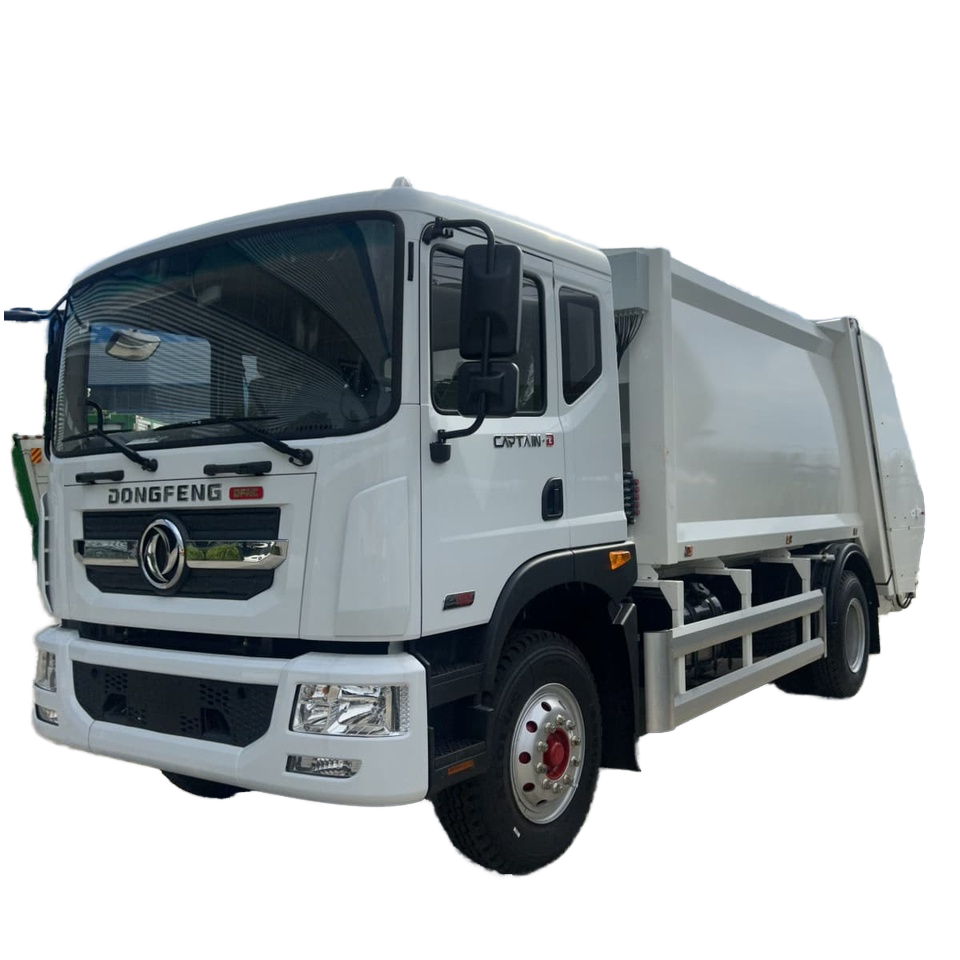 Dongfeng 12 K&uuml;p Metre Kompakt&ouml;r &Ccedil;&ouml;p Kamyonu, Verimli Atık Sıkıştırma, Dayanıkl