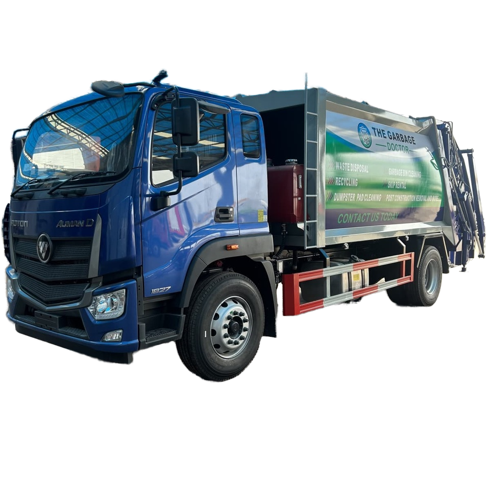 FOTON Sağ El S&uuml;r&uuml;c&uuml;s&uuml; 12m&sup3; Kompakt&ouml;r Kamyon - RHD Marke I&ccedil;in Y&