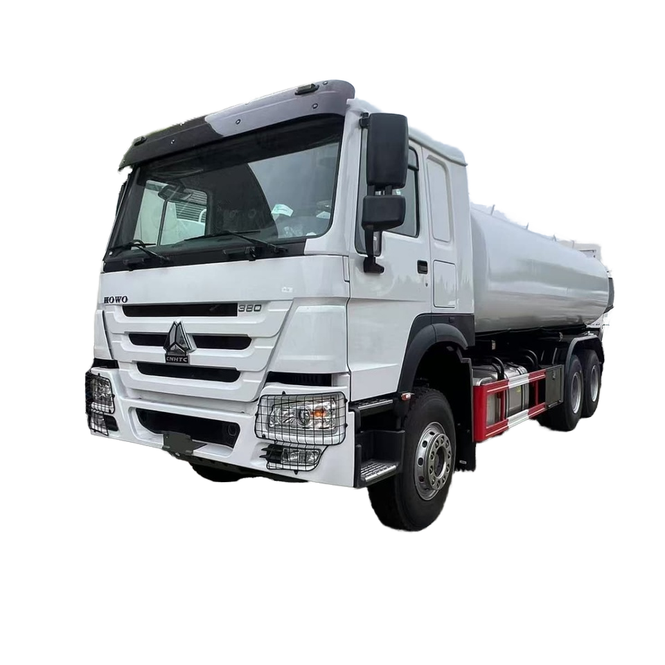 HOWO 6x4 Su Tankı Kamyonu İnşaat / Yol I&ccedil;in 12.000-20.000L Paslanmaz &Ccedil;elik Su Sprinkle