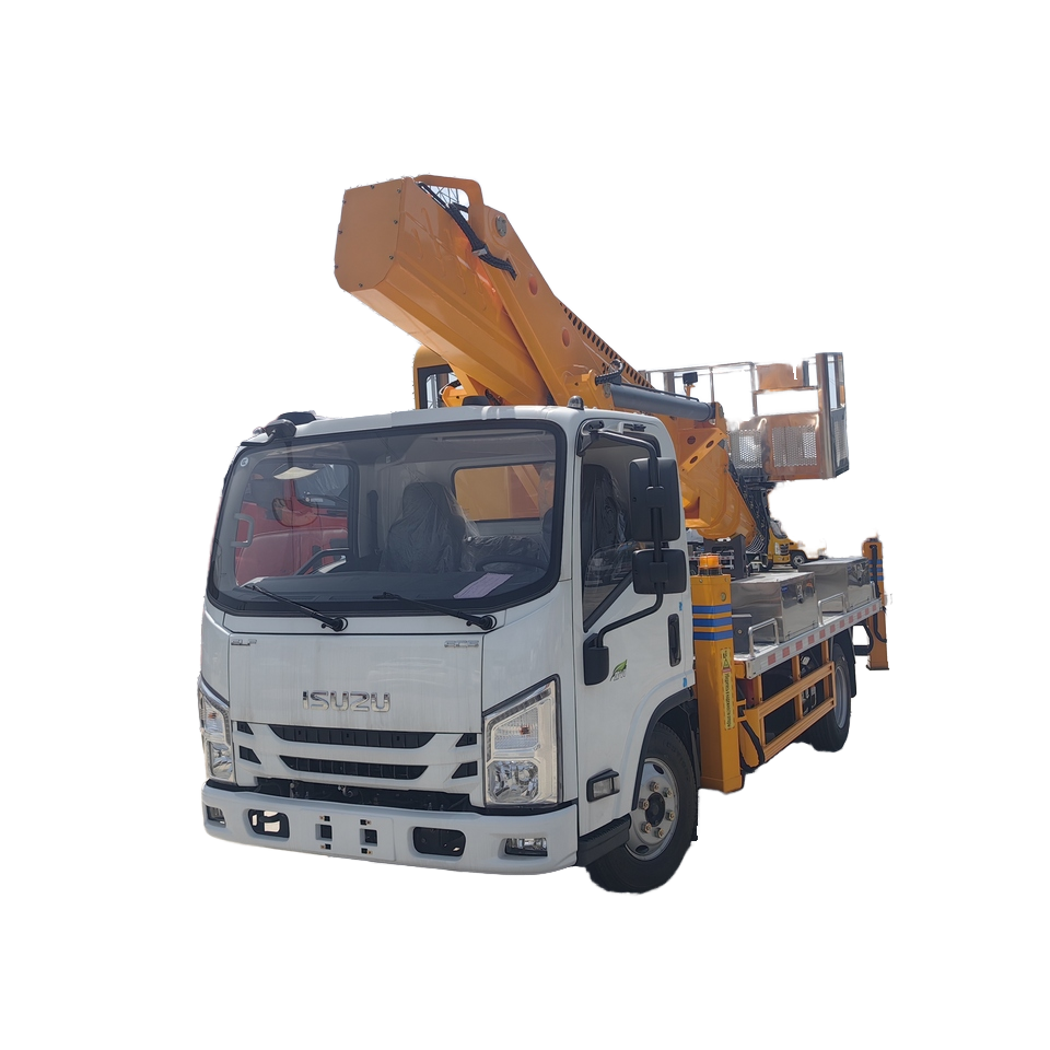 Y&uuml;ksek Kaliteli 28M Ve 32M Boom Tipi Kaldırma Hava &Ccedil;alışma Platformu Y&uuml;ksek Y&uuml;