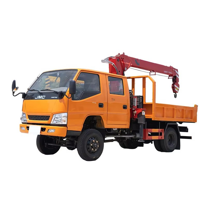 JMC &Ccedil;ift Satırlı Kabin Kamyonu Satılık Vin&ccedil; 4x4 K&uuml;&ccedil;&uuml;k 3Ton Boom Vin&c