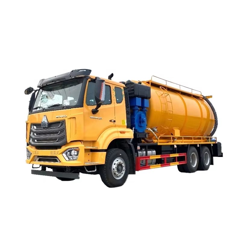 Howo 20000L Sewage Emme Temizleme Kamyonu 6x4 Y&uuml;ksek Basın&ccedil;lı C Septik Fekal Sewage Emme