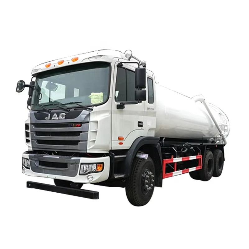 Dubai'de JAC 22000L Sewage Emme Kamyonu 6x4 Y&uuml;ksek Basın&ccedil;lı Vakum Sewage Emme Tanke