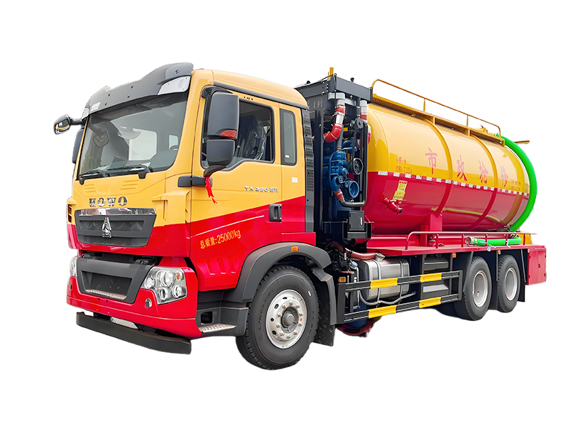 Howo 22000L Sewage Emme Temizleme Kamyonu 6x4 Y&uuml;ksek Basın&ccedil;lı C Septik Fekal Sewage Emme
