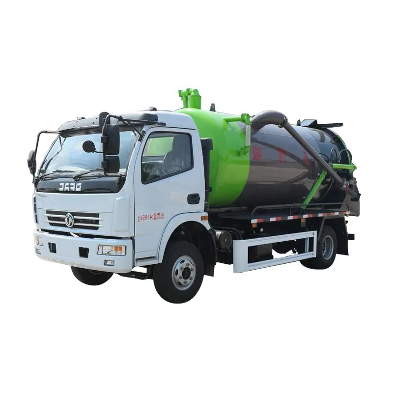 Dongfeng 8 CBM Sewage Emme Kamyonu 4x2 D&uuml;ş&uuml;k Fiyatlı Septik Fekal Vakum Sewage Kamyonu