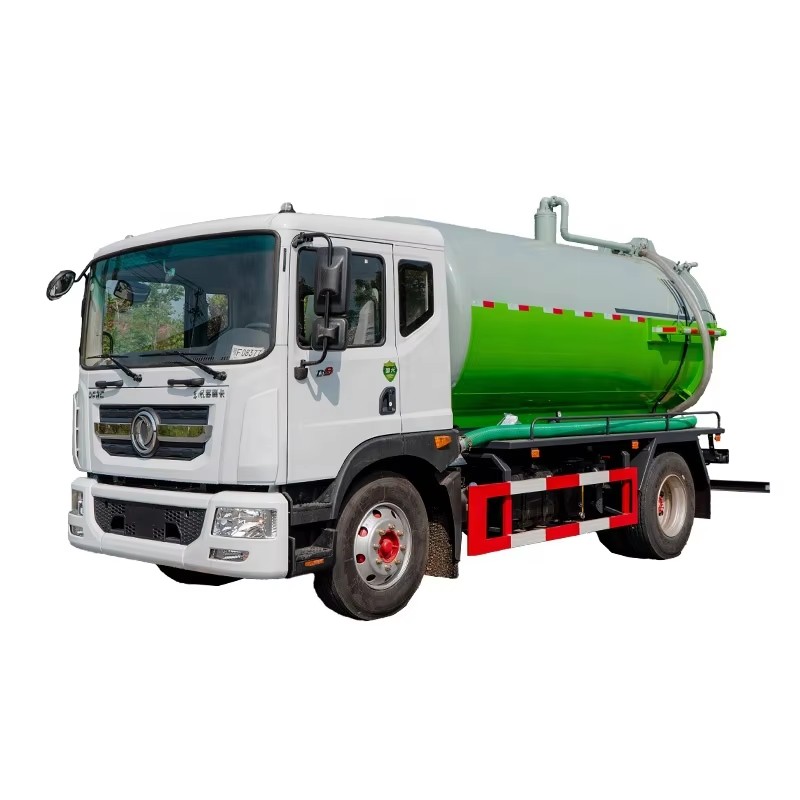 Donfeng 10 CBM Kanalizasyon Emme Kamyonu 4x2 &Ouml;zelleştirilmiş Septik Fekal Emme Tank Kamyonu