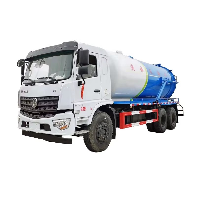 Dongfeng 20 CBM Sewage Emme Kamyonu Dongfeng 6 X 4 Septik Fekal Vakum Emme Kamyonu