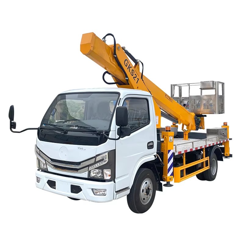 Dongfeng 26m Hava Platformu &Ccedil;alışma Kamyonu Hidrolik Y&uuml;ksek Y&uuml;kseklik Kaldırma Oper