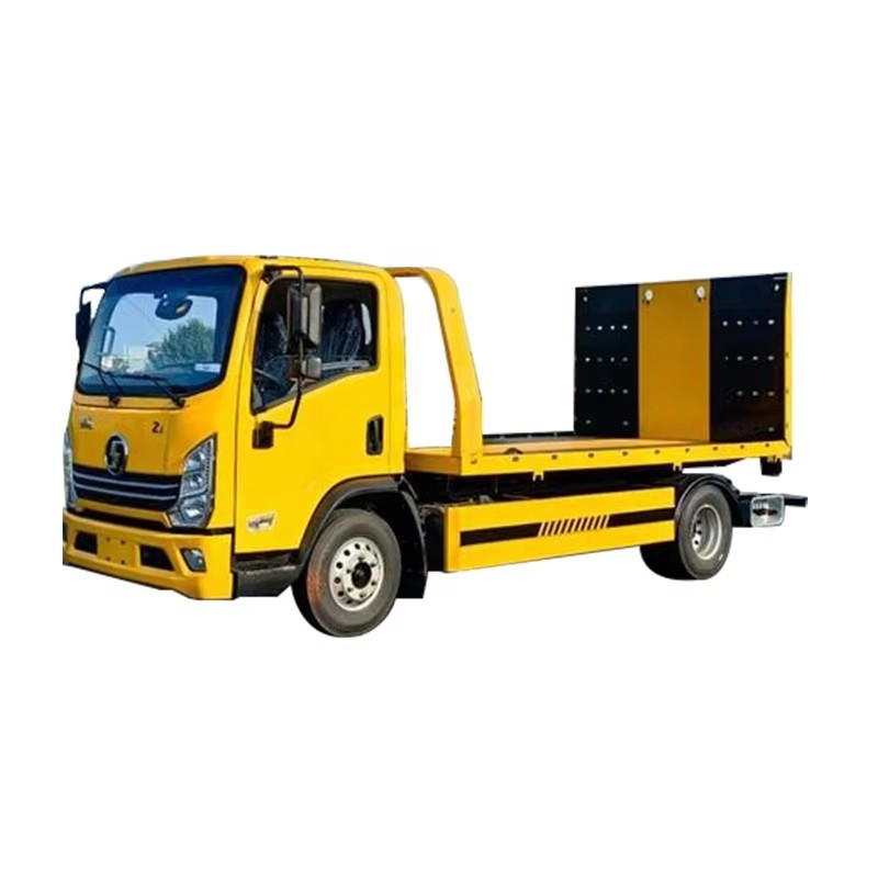 Ara&ccedil; Kurtarma I&ccedil;in Shacman D&uuml;z Yataklı &Ccedil;ekme Wrecker Kamyon 4x2 Yol Wrecke