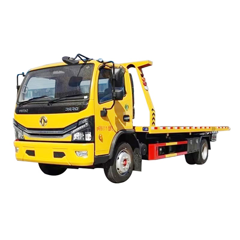 Fabrika Doğrudan Satış Dongfeng D&uuml;z Yataklı &Ccedil;ekme Wrecker Kamyon Ara&ccedil; Kurtarma I&