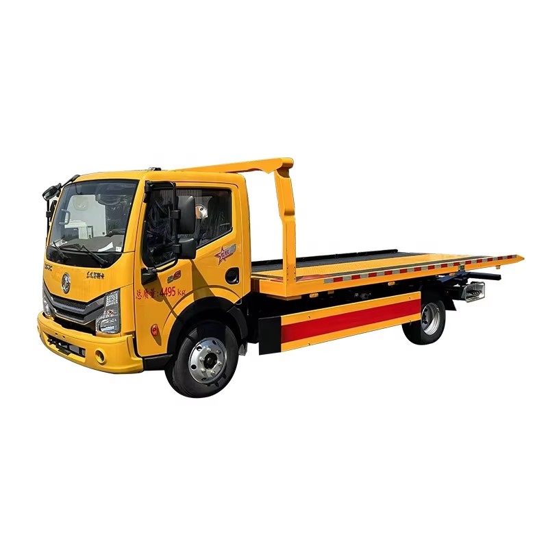 Ara&ccedil; Kurtarma I&ccedil;in Dongfeng D&uuml;z Yataklı Wrecker &Ccedil;ekme Kamyonu D&uuml;z Yat