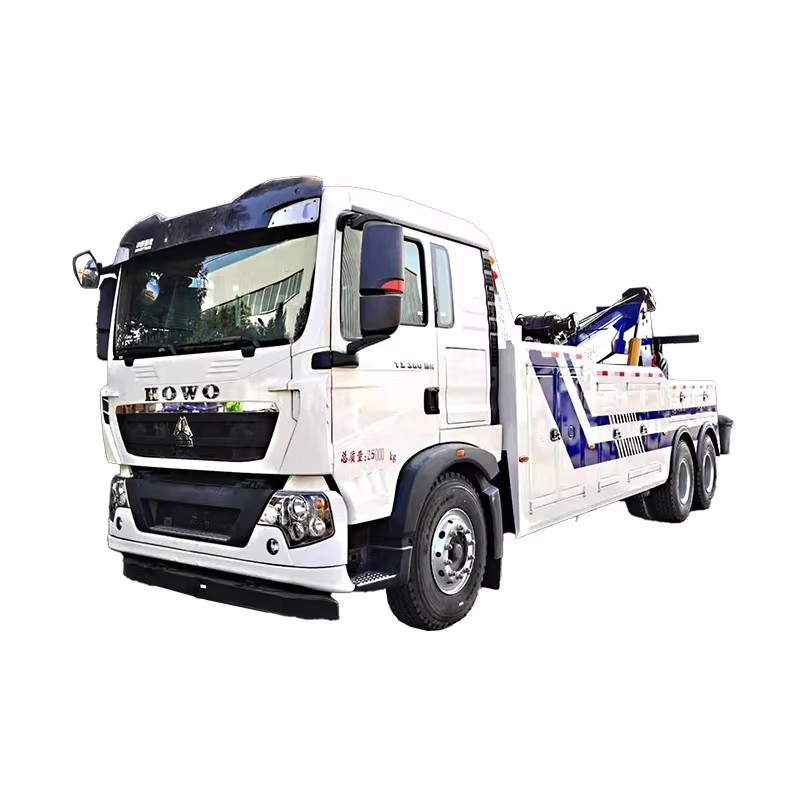 İhracat Howo 6x4 Rotator Wrecker &Ccedil;ekme Kamyonu Acil Kurtarma 20Ton 30Ton Hidrolik &Ccedil;ekm