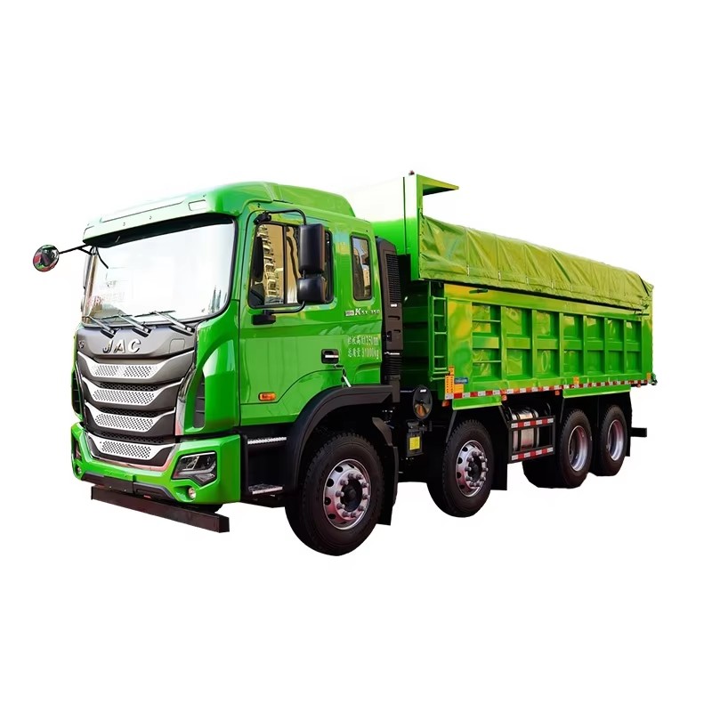 JAC 8x4 Madencilik Tipper Kamyon Dizel 40 Ton Satılık 12 Tekerlekli Dump Kamyon