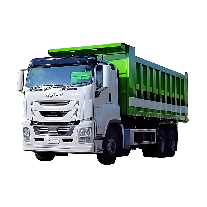 1SUZU GIGA 20Ton 30Ton Hidrolik Kaldırma D&ouml;nme Kamyonu Yol İnşaatı I&ccedil;in 6x4 Dumper Kamyo