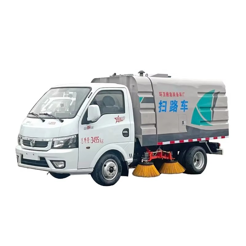 Dongfeng Mini Vakum Yol S&uuml;p&uuml;r&uuml;c&uuml; Kamyon 2000L Sokak Temizleme Kamyonu Şehir Soka