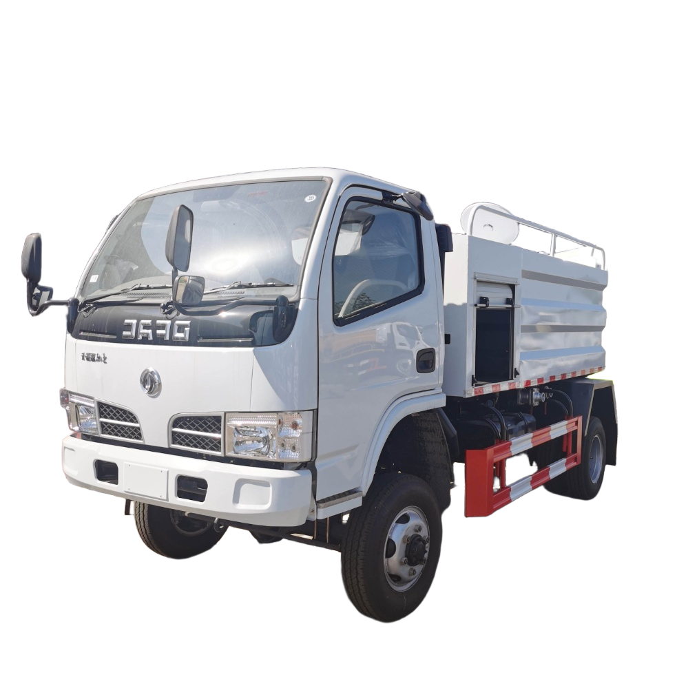 Yeni Dongfeng 4 * 4 5 K&uuml;p Metre Y&uuml;ksek Basın&ccedil;lı Kanalizasyon S&uuml;p&uuml;rme Temi