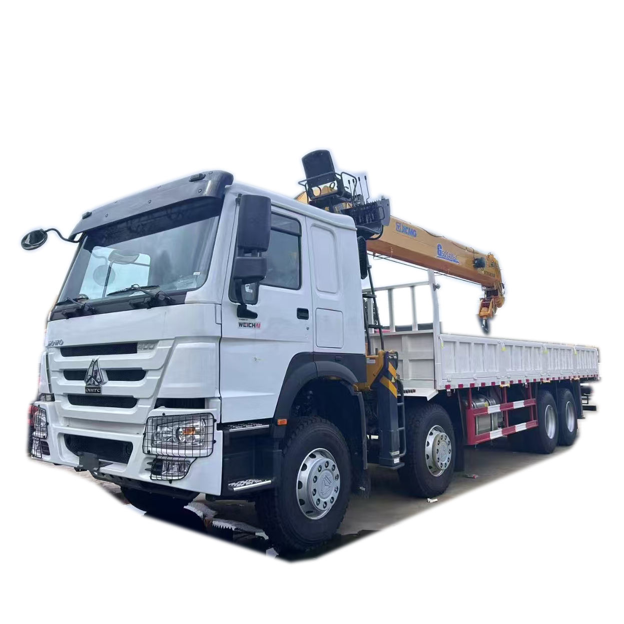 HOWO SINOTRUK 16T 20T 25T Otomobil Vin&ccedil; Kargo Kamyonu Katlanabilir Boom D&uuml;z Boom Vin&cce