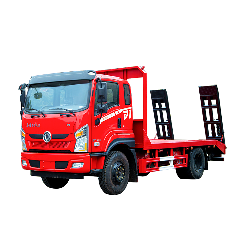 Dongfeng 4x2 Dizel 10 Ton Mini D&uuml;z Yataklı Kamyon Platform Kamyon Merdiven, Ekskavat&ouml;r, Ek