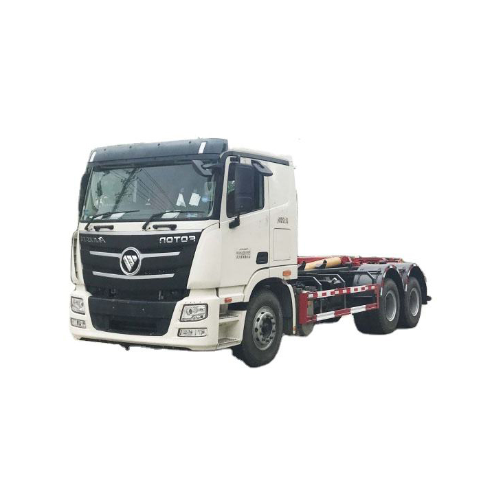 Foton Auman 6 * 4 Yeni &Ouml;zelleştirilmiş Kanca Asans&ouml;r &Ccedil;&ouml;p Kamyonu