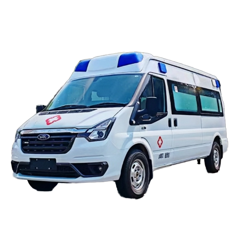 Ford V348 4 * 2 S&uuml;r&uuml;c&uuml; Paramedik Acil Ambulans Aracı Ile Fabrika Fiyatı