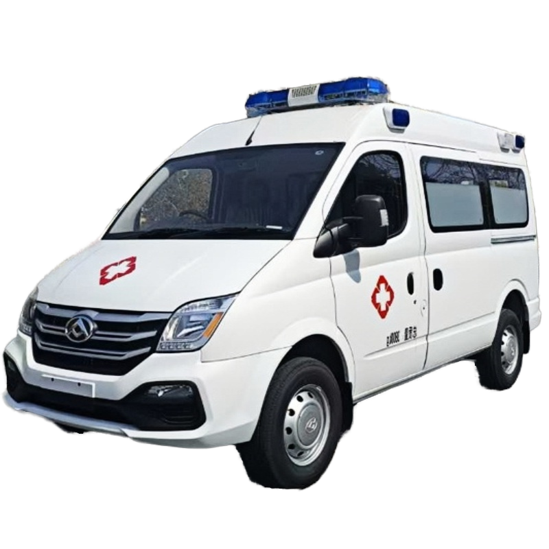 Maxus V80 Yeni Dizel Manuel şanzıman Ambulans 120 Kasaba Sağlık Merkezi I&ccedil;in Hasta Transfer A