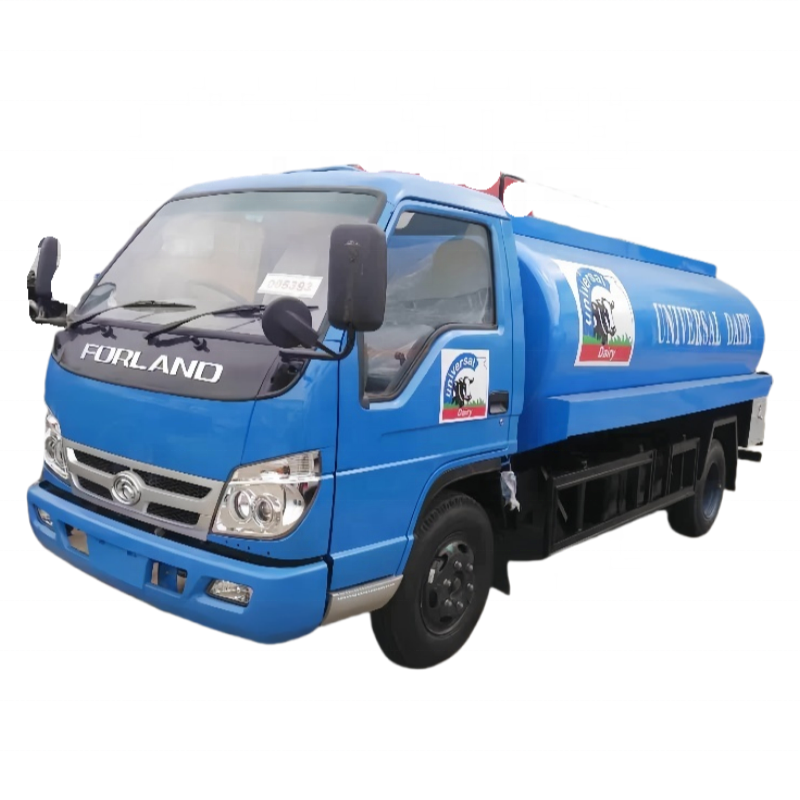 Yeni 5000 Litre K&uuml;&ccedil;&uuml;k S&uuml;t Tankı Kamyon S&uuml;t Taşımacılığı Tanker Kamyon S&u