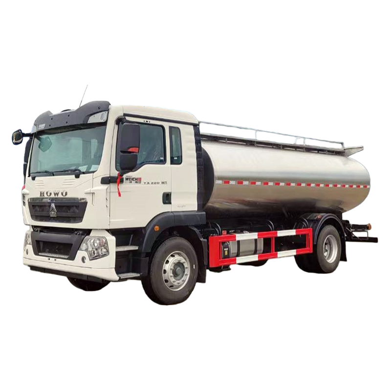 Yeni Sinotruk Howo 4X2 15000L S&uuml;t Tankeri Kamyon 15m&sup3; Paslanmaz &Ccedil;elik S&uuml;t Taşı