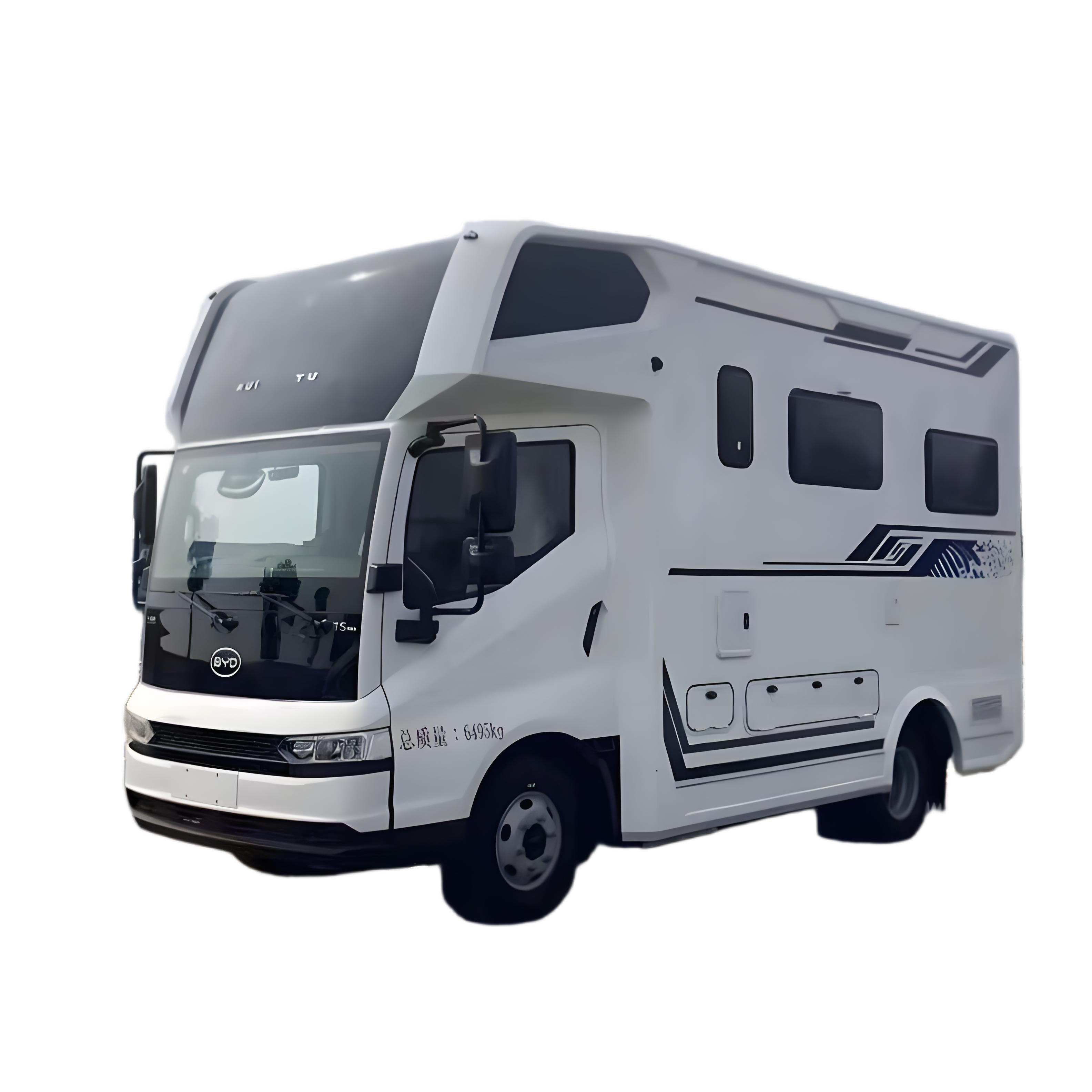 L&uuml;ks Tasarım İki Katlı BYD Hibrit Aile Tur Arabası RV Motor Ev Satılık