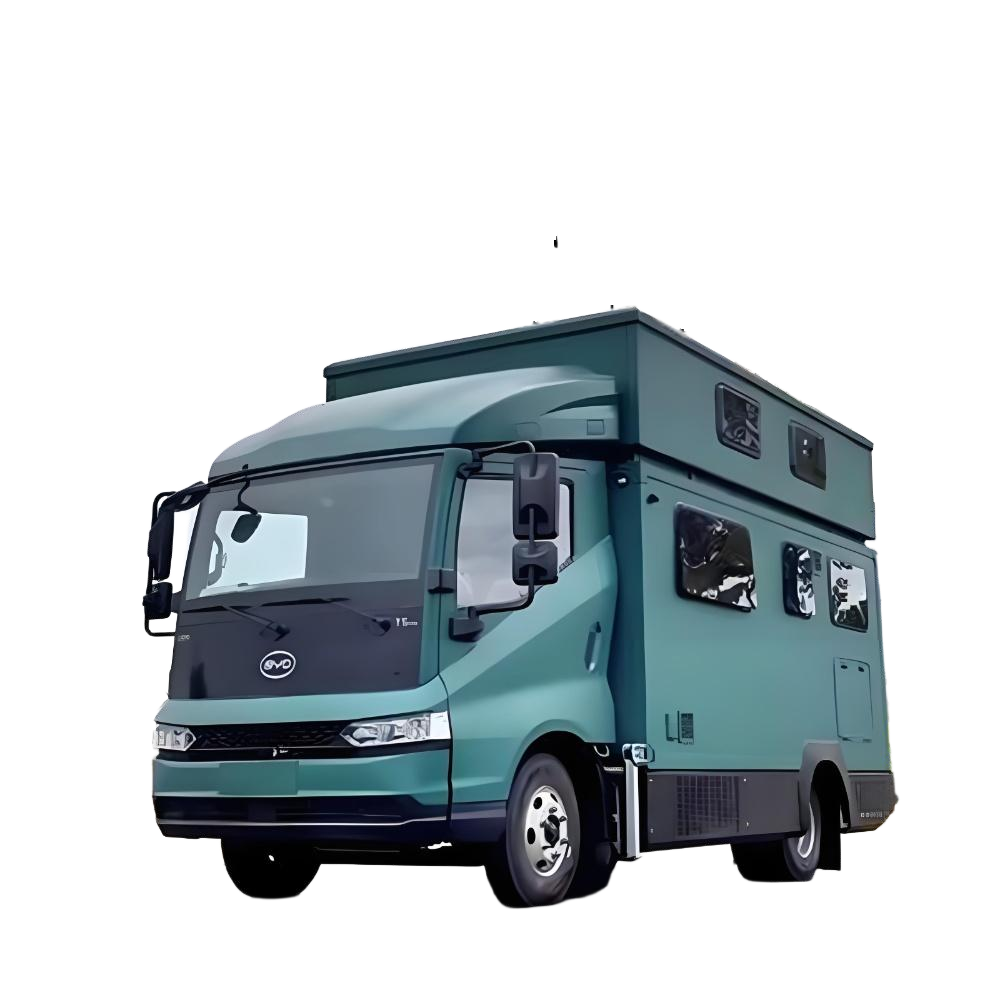&Uuml;nl&uuml; Marka BYD Hibrit RV Karavan Kamper R&ouml;mork İhracat I&ccedil;in Mobil Ev Tur Aracı