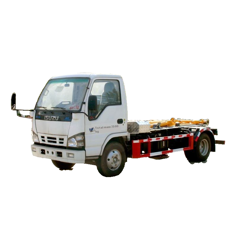 Isuzu 4x2 Manuel Kanca Asans&ouml;r &Ccedil;&ouml;p Kamyonu 5 K&uuml;bik Arka Y&uuml;kleyici Belediy