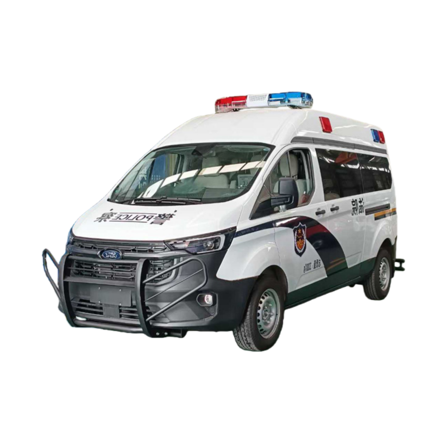Ford T6 Mahkum Taşıma Aracı CCTV Ve Tutma Sistemi Ile Ka&ccedil;ış &Ouml;nleyici G&uuml;venli Hapish