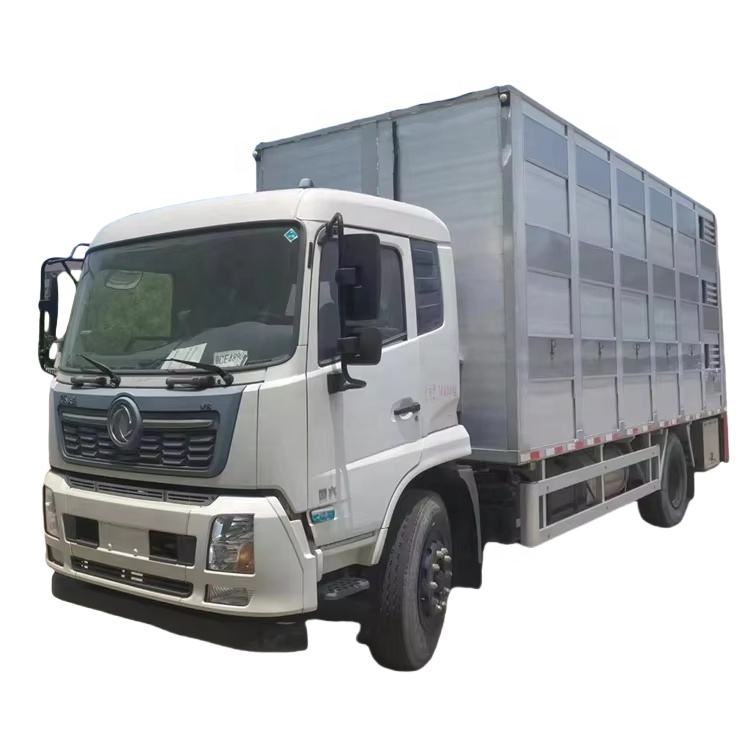 4 * 2 4 * 4 Hayvancılık Taşıma Kamyonu Dongfeng 6.8m &Ccedil;iftlik Domuz Kuş Taşıma Kamyonu Canlı I