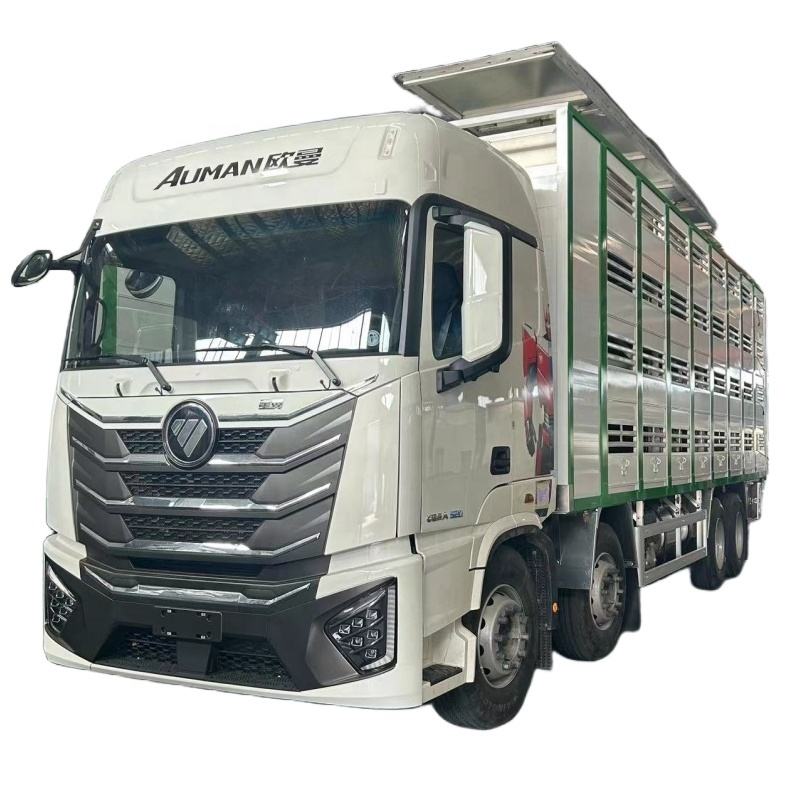 FOTON 8 * 4 Domuz Taşıma Kamyonu Hayvancılık Taşıma R&ouml;morku Al&uuml;minyum Alaşımlı Hayvancılık