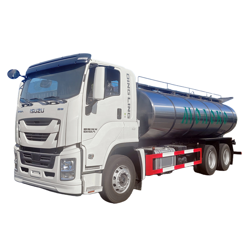 Yeni 1SUZU FVR 6X4 20000L S&uuml;t Tankeri Kamyon 304 Paslanmaz &Ccedil;elik Taze S&uuml;t Bira Ve S
