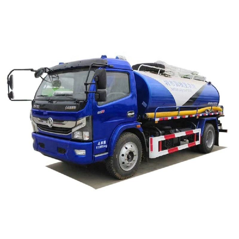 İyi Fiyat 5cbm Fekal Emme Kamyonu 4x2 5000Liters Satılık Septik Tanker Emme Kamyonu
