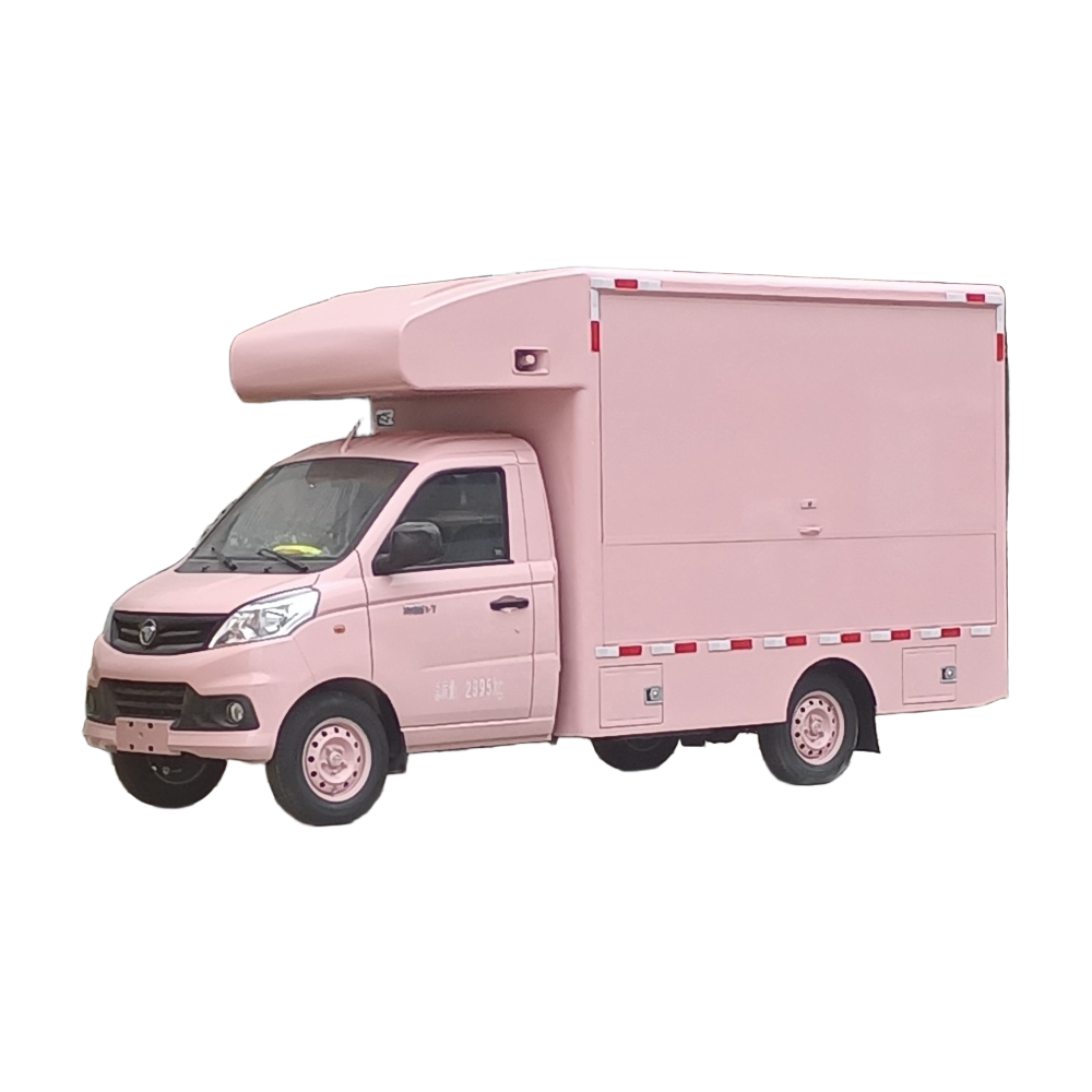 &Ccedil;in Fast Food / Kahve Dondurma Mobil Gıda Sepeti I&ccedil;in Yeni Mobil Araba