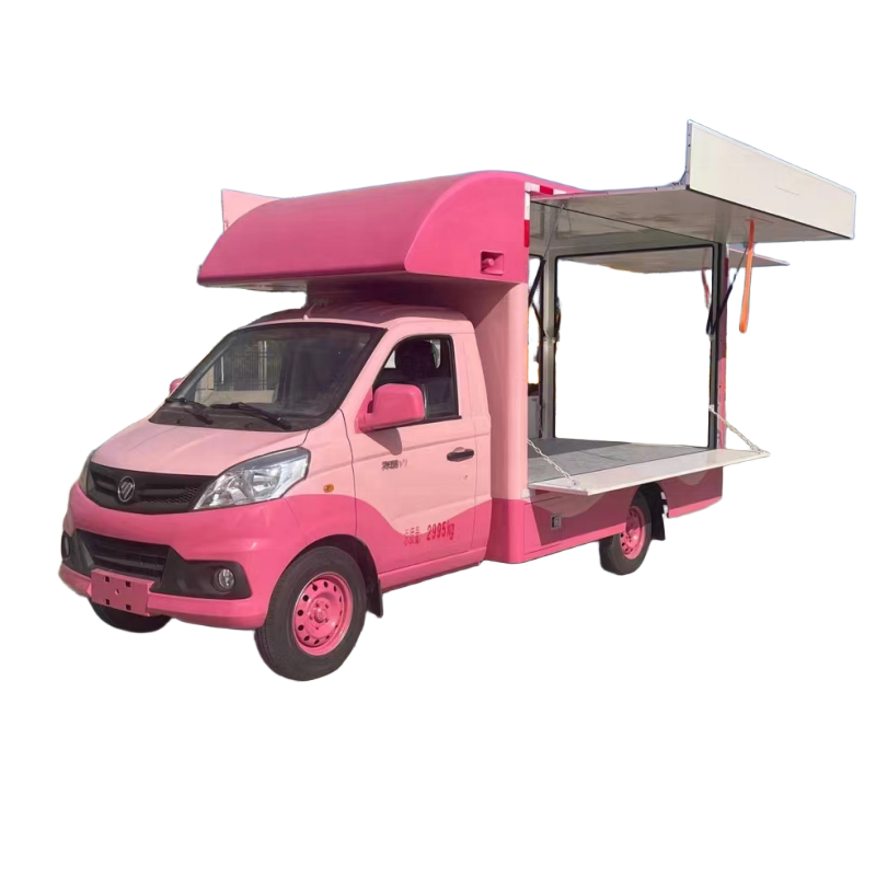 Ucuz Fiyat FOTON Marka K&uuml;&ccedil;&uuml;k Mobil Gıda Restoranı Kamyon Pizza