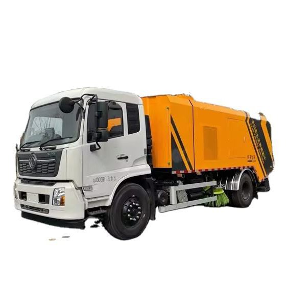 Dongfeng 10 Ton Ağır Kirlilik Toz Tankı Kuru Ve ıslak Y&uuml;zey Sokak S&uuml;p&uuml;rge Ve Vakum Bi