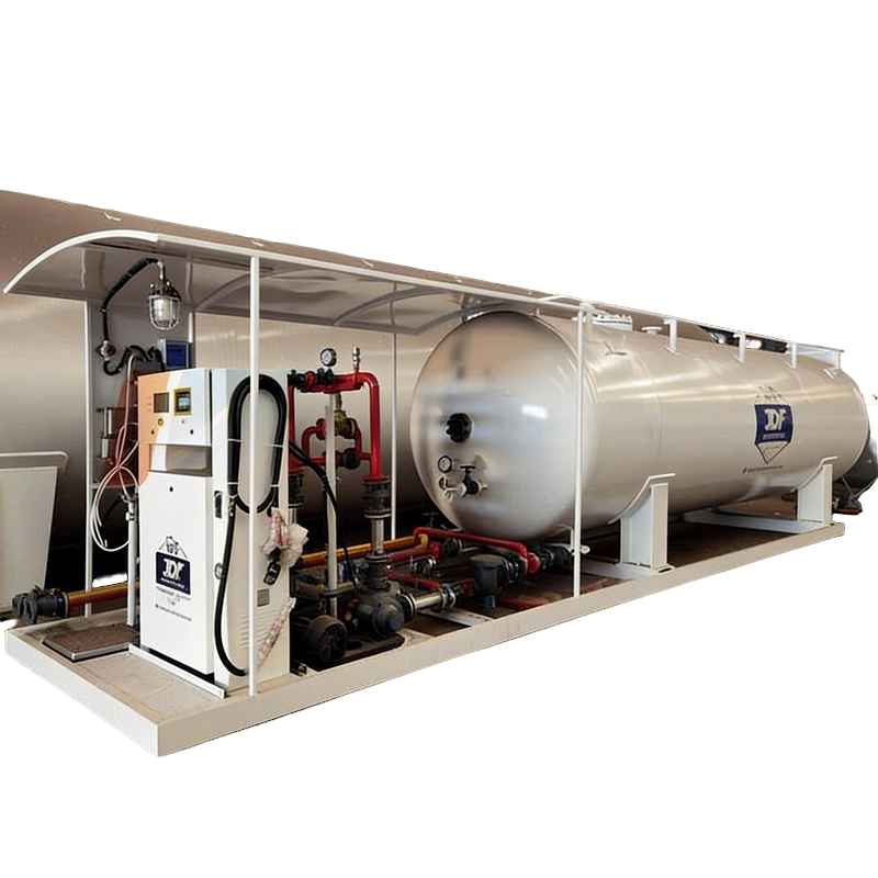 10MT 20,000L LPG Kayak Dolum İstasyonu Ile Dispenser