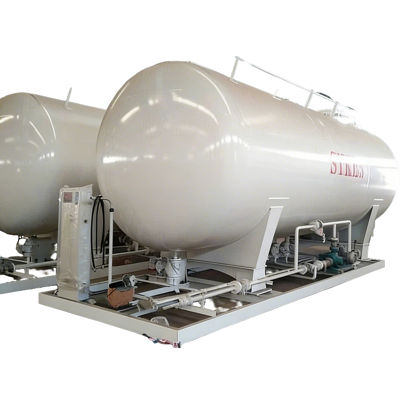 45cbm 45.000Liters Lpg Mobil Dolum Tesisi 22.5ton 22mt 23mt LPG SkidStation