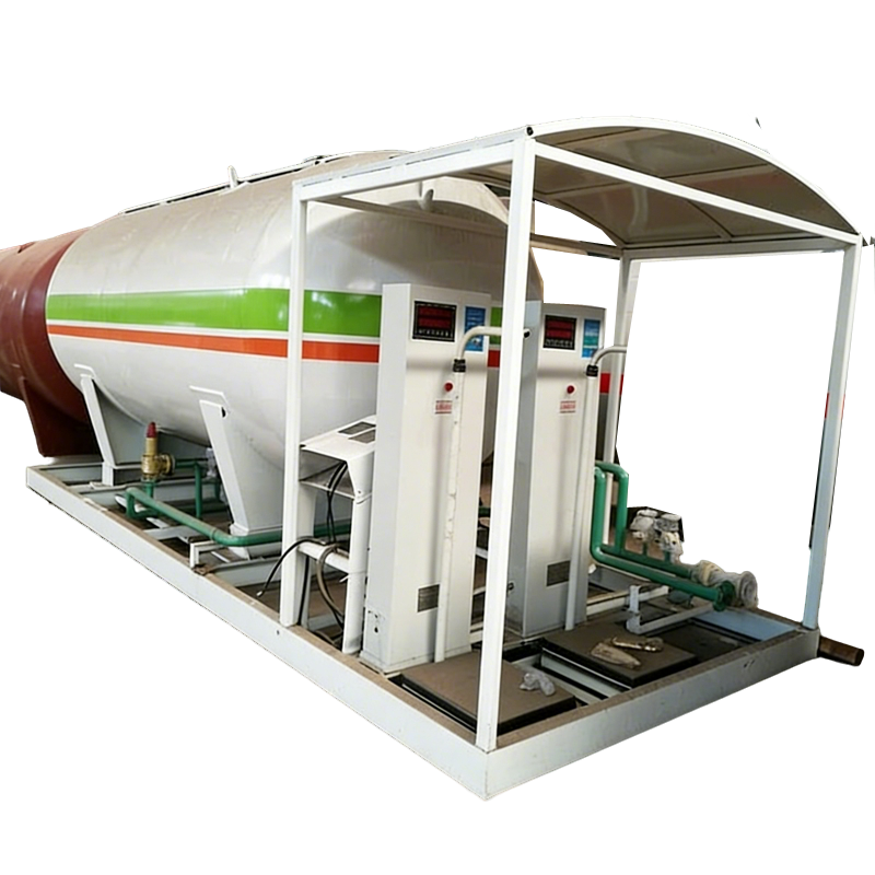 5Ton 10CBM Silindir Dolum LPG Gaz Kayma İstasyonu