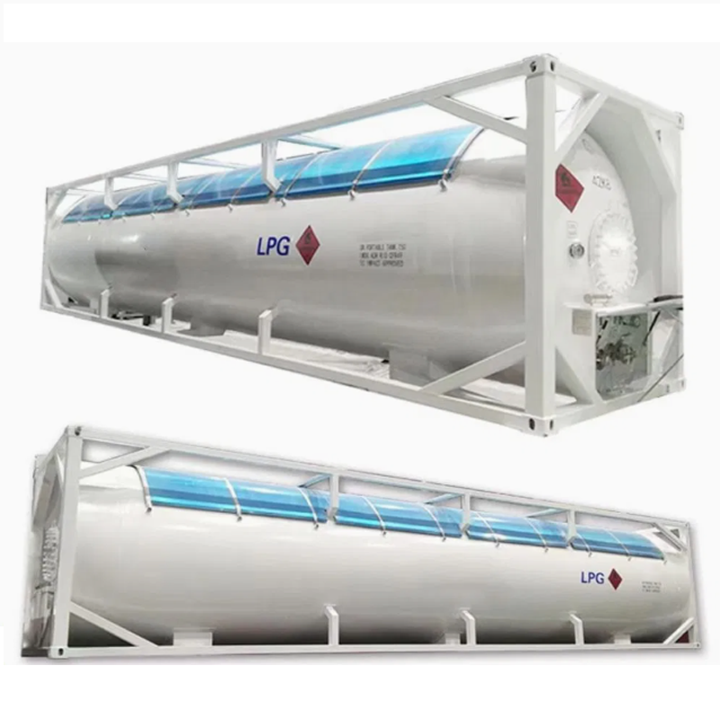Un T50 Standart 40FT ISO Tank Konteyner G&uuml;venli LPG Taşımacılığı