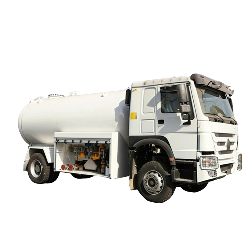 HOWO 8Tons Kamyon Kitle Akış &Ouml;l&ccedil;eği LPG Bobtail