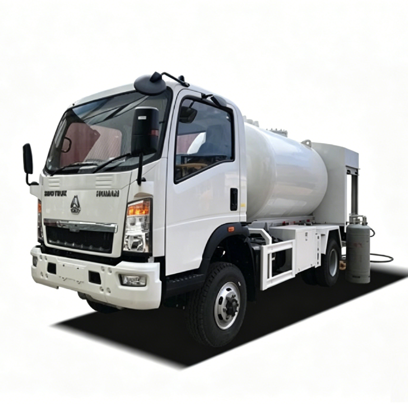 4X4 Off Road LPG Gaz Silindiri BottlingTruck 5000L
