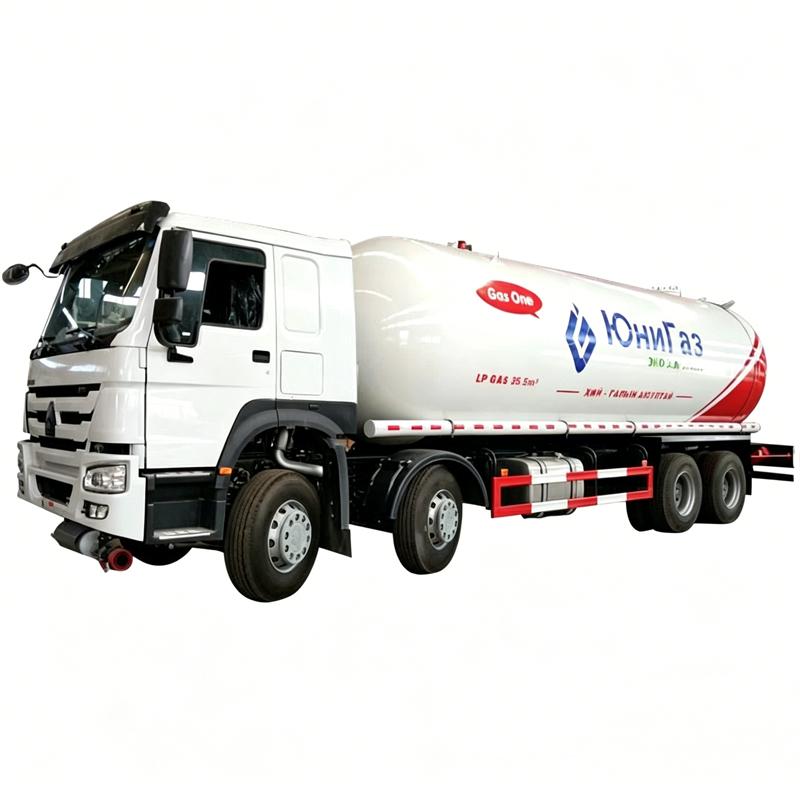 Howo 8X4 15MT 15Ton LPG Bobtail Kamyon