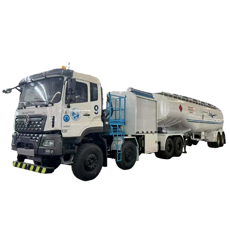 Dongfeng Tianlong 60000L Yarı R&ouml;mork U&ccedil;ak Yakıt Doldurma Kamyonu