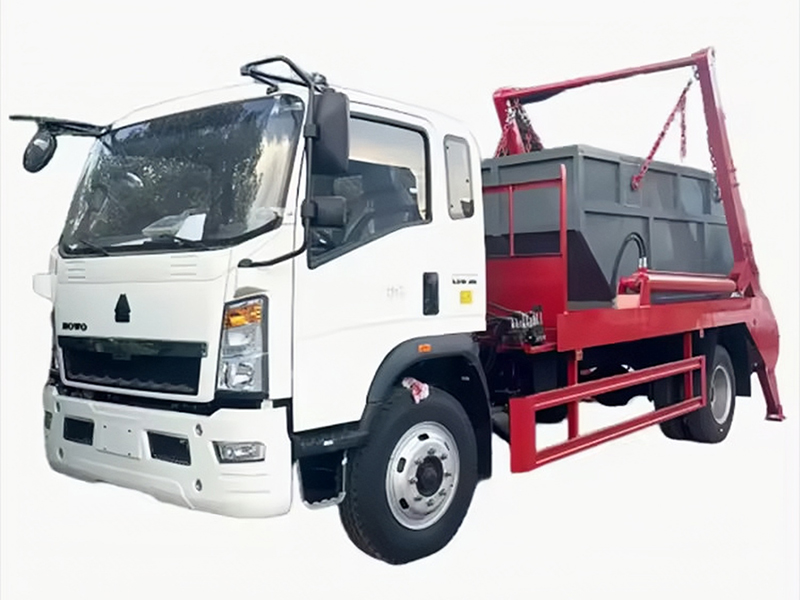 Sinotruk HOWO 2 Eksenli Hidrolik Salıngak Kolu &Ccedil;&ouml;p Kamyonu M&uuml;h&uuml;rl&uuml; &Ccedi
