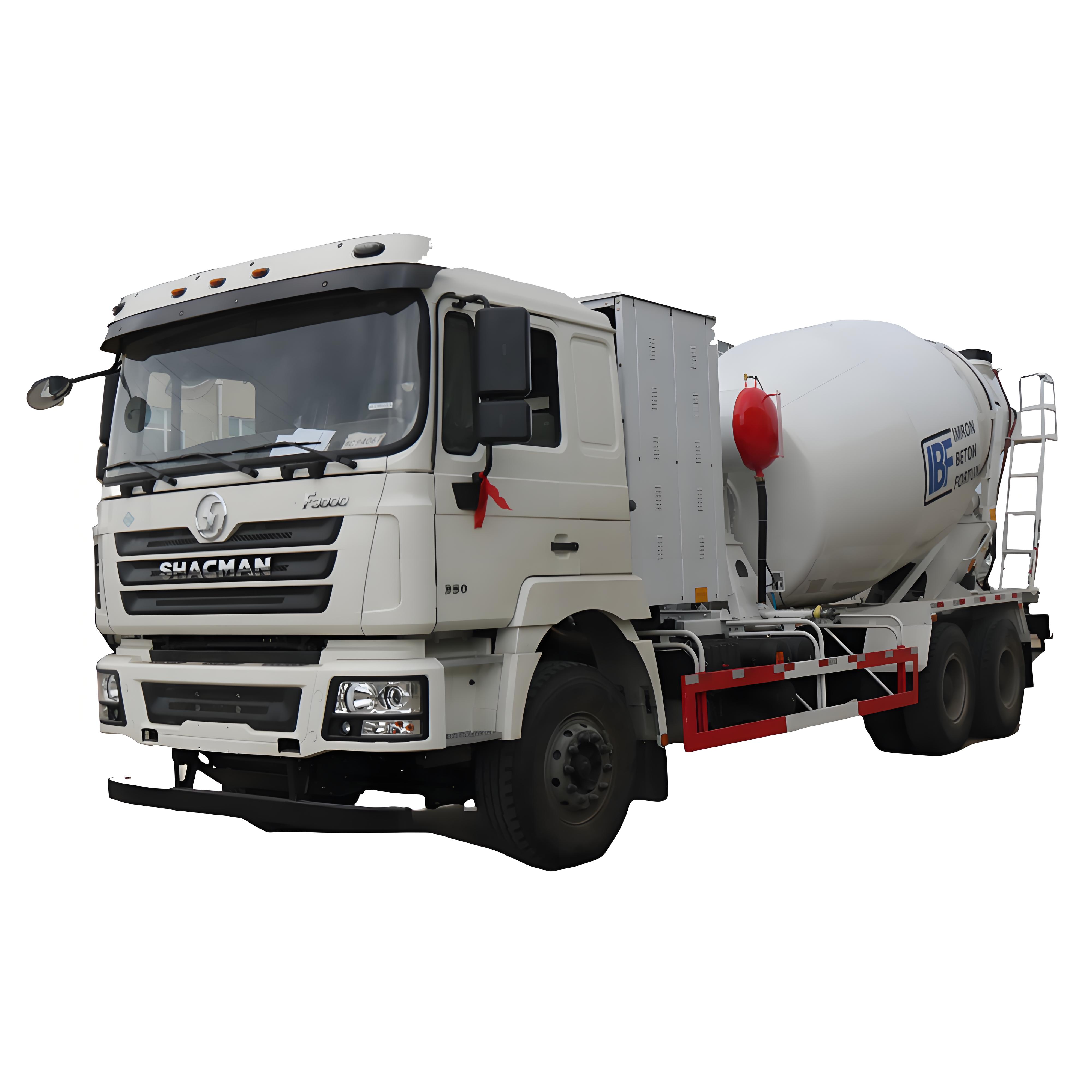 SHACMAN CNG &Ccedil;imento Karıştırıcı Kamyon 8cbm 10 12 K&uuml;p Metre Mobil &Ccedil;imento Karıştı