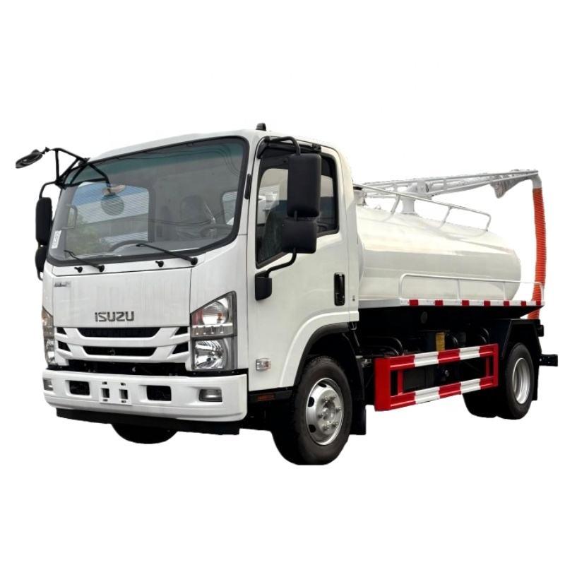 En İyi Fiyat 1suzu 5cbm Diş Emme Kamyonu 4 * 2 Diş Sewage Emme Kamyonu Septik Tank Kamyonu